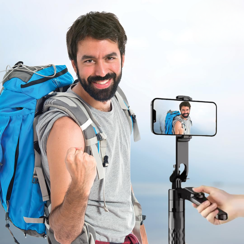 Maizic Smarthome CreatorPod 4 69-Inch Selfie Stick Tripod with Detachable Bluetooth Remote, 360° Rotating Holder, 175cm Aluminum Tripod Stand for Smartphone & Action Camera, Vlogging, Travel & Reels