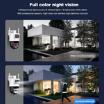 Maizic Smarthome 360° Ultra 2k Resolution 6+6MP Full HD Pan/Tilt WiFi CCTV Outdoor Camera, Compatible with Nvr & Onvif