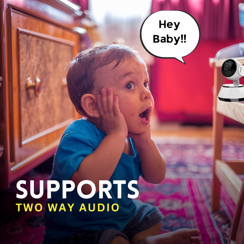 Maizic Smarthome 3 MP Wi-Fi Night Vision, Two Way Communication, PTZ Indoor Camera