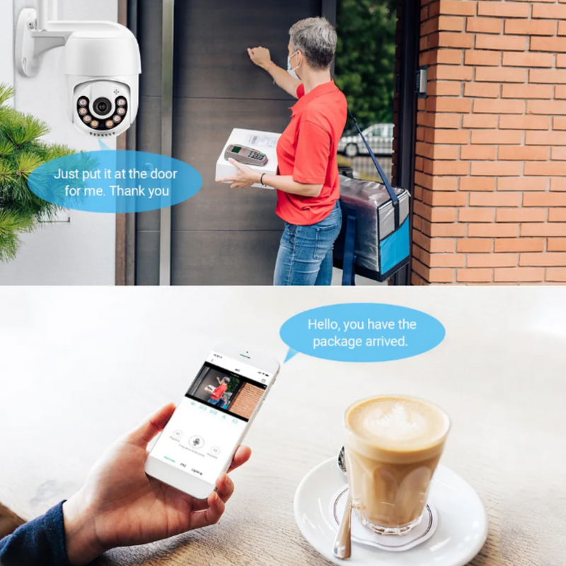 Dragonfly 3MP FHD PTZ Wifi Night Vision Security Camera