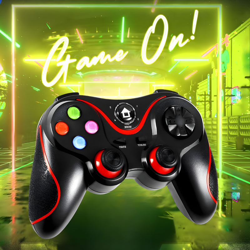 Maizic Smarthome V8 Wireless Bluetooth Gaming Controller | BT 4.0 Gamepad Joystick with Dual Vibration | Compatible with Android, iOS, Windows PC, Laptop, Smart TV, TV Box & Switch | Rechargeable