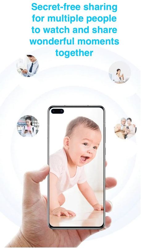 Maizic Smarthome Tiger-Eye 4MP 1080P Resolution  Indoor Security Camera | Wi-Fi | Color Night Vision | PTZ Function | 360° View Real time | Two Way Audio | Alarm | No Installation Required