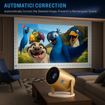 Maizic Smarthome Golden 2X Smart Projector | 800P Native, 1080p & 4K Support | Android 13.0, 950S Chip | Auto 4D Keystone, Netflix, Prime, WiFi & Bluetooth