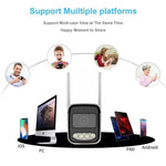 Maizic Smarthome BulletX 4MP WiFi Outdoor CCTV Camera | Full HD, 360° View, 10X Zoom, Color Night Vision, Motion Detection, 2-Way Audio, SD Card Support (Up to 128GB)