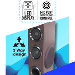 BASS GOD Tower Speaker -Thunderous Bass | Elegant Design | Bluetooth, USB, FM Radio