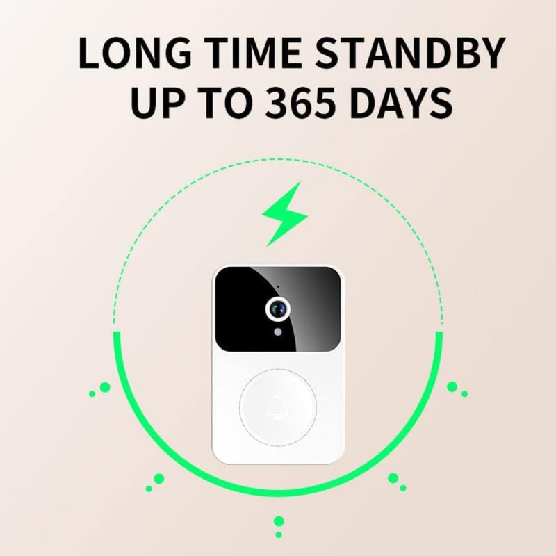 Maizic Smarthome 3MP Wi-Fi Smart Video Doorbell | Full HD Clarity, Night Vision, Motion Alerts, 2-Way Talk, Easy App Control & Installation