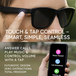 Maizic Smarthome Bluetooth Smart Sunglasses | Polarized UV400 Lenses | Touch Control Audio Glasses with Built-in Speakers & Mic | Wireless Music & Calls | Stylish Rectangle Design for Men & Women