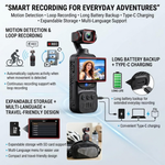 Maizic Smarthome Q11 2K WiFi Vlogging Camera, 270° Electric Rotating Lens, 2.78