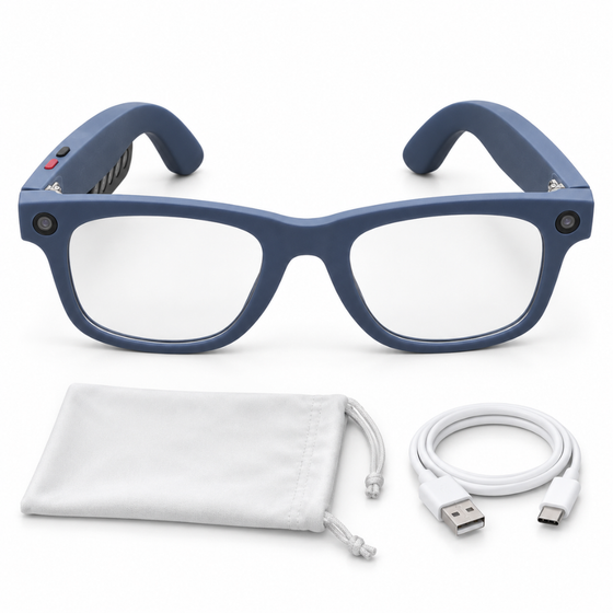 Maizic Smarthome S2 MaxAI Smart Glasses with 8MP HD Camera, Open-Ear Audio, AI Voice Assistant, Real-Time Translation, WiFi, Bluetooth Calling & Video Recording