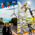 Maizic Smarthome CreatorPod 6 1.8M Extra-Long Selfie Stick Tripod with 360° Balance Handle, Detachable Bluetooth Remote, Aluminum Tripod Stand, 1/4-Inch Light Mount, Type-C Charging for Vlogging
