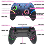 Maizic Smarthome Play X9 Wireless Bluetooth Gaming Controller | Dual Vibration, 6-Axis Gyroscope, RGB LED Joystick, 800mAh Battery| Compatible with Android, iOS, Windows PC, P3, P4 & Switch