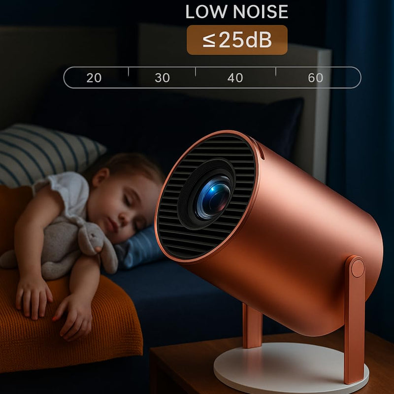 Maizic Smarthome Rose 2X Android Smart Projector | 13.0 OS | 950S Chip | Native 800P, Supports 1080P & 4K | 4D & Auto Keystone | Netflix, Prime, Wi-Fi, Bluetooth | Screen Mirroring