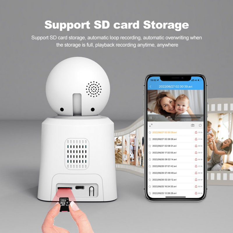 Maizic Smarthome 4MP Ultra Easy Single Click Video Calling WiFi Indoor Camera