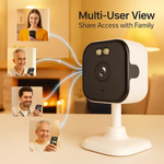 Maizic Smarthome Kyron CubeCam 3MP UHD WiFi Indoor CCTV Camera | Manual 360° Rotate | Color Night Vision | AI Human Detection | Two-Way Audio | Multi-User Access