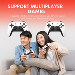 Maizic SmartHomes GameStick GD30 | 35,000+ Retro 2D/3D Games | 4K Ultra HD HDMI Plug & Play Console | Wireless Controllers | Arcade Rocker | High Sensitivity | Anti-Skid Design | Multicolor