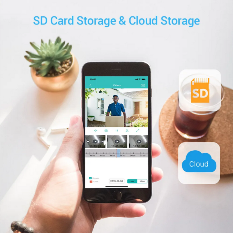 Dragonfly 3MP FHD PTZ Wifi Night Vision Security Camera