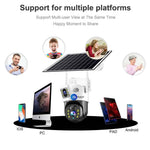 Maizic Smarthome Supercam 4K 2in1 5+5 MP Solar Dual Lens Wi-Fi Camera