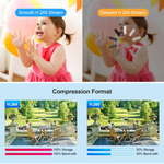 4MP QHD 2560 * 1440p WiFi PTZ Outdoor Home Security CCTV Camera
