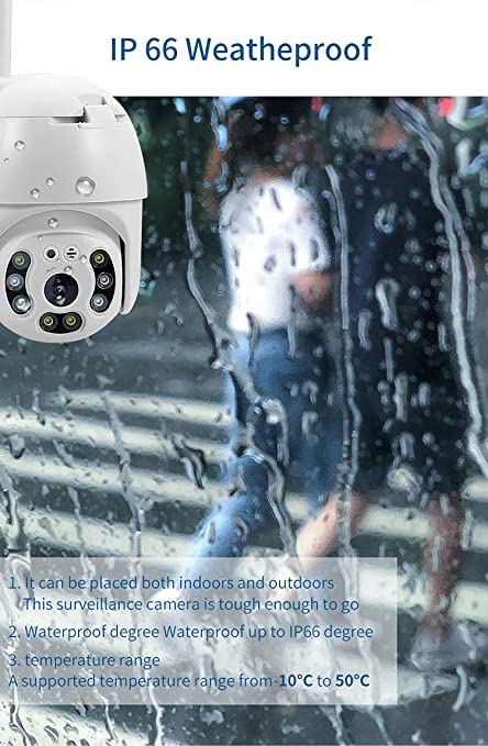Maizic Smarthome Fox PTZ Security Camera with External Hooter