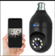 Maizic Smarthome 3MP WiFi Bulb Security Camera | 360° PTZ | AI Human Detection | Full Color Night Vision | Two-Way Audio | Easy B22 Installation | Remote Mobile Monitoring