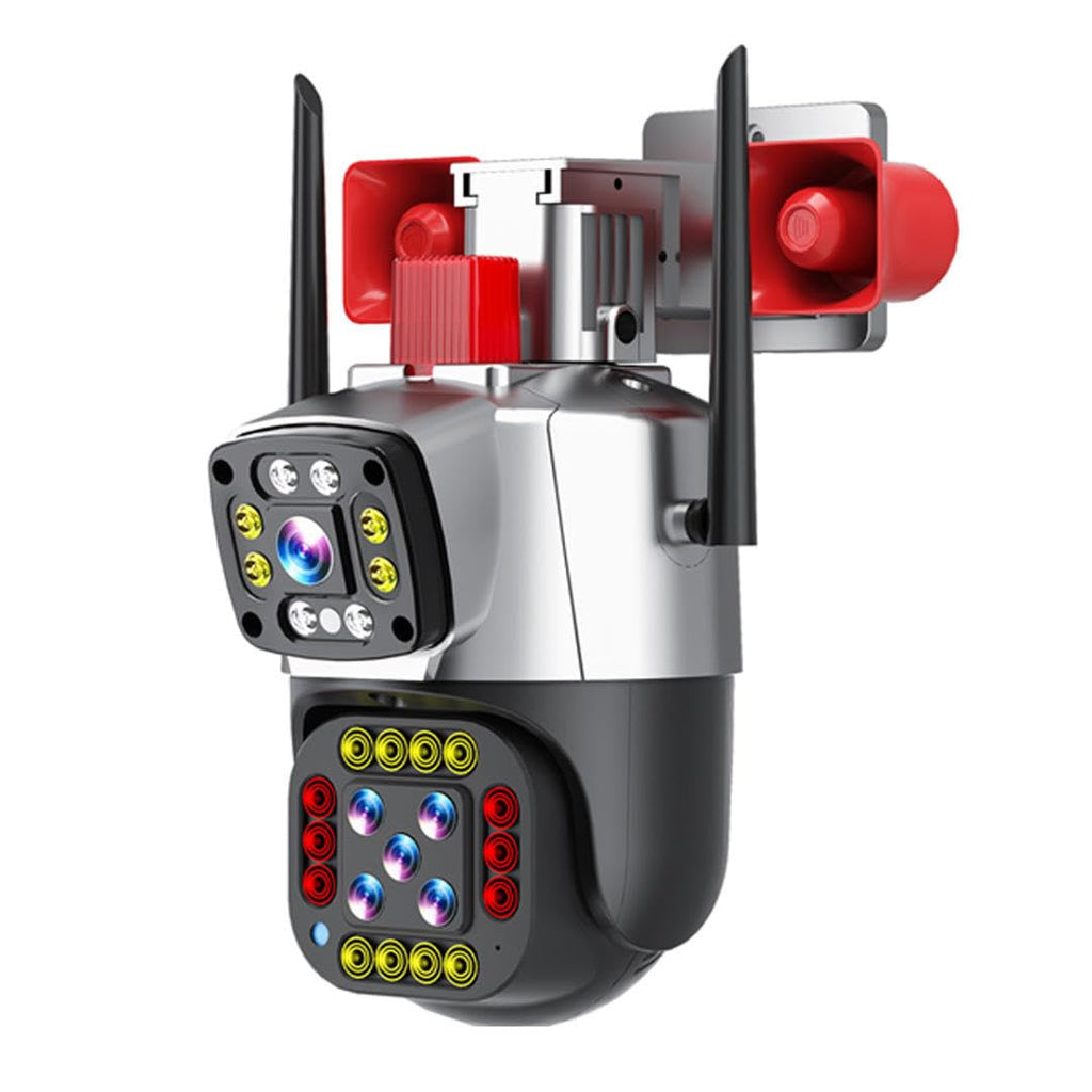 Maizic Smarthome Supercam Siren Camera with 4K 2in1 5MP Dual Lens Wireless Wi-Fi Camera