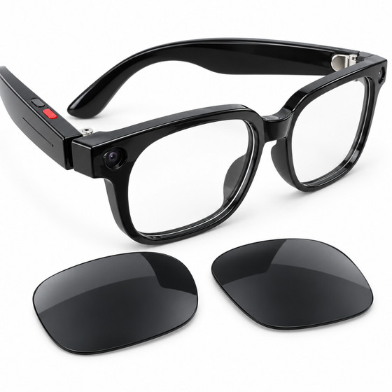 Maizic Smarthome S3 Ultra AI Smart Glasses with Camera, AI Image Recognition, HD Video Recording, Real-Time Multilingual Translation & Bluetooth Calling, Smart Eyewear for Travel, Work & Everyday Use