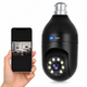 Maizic Smarthome 3MP WiFi Bulb Security Camera | 360° PTZ | AI Human Detection | Full Color Night Vision | Two-Way Audio | Easy B22 Installation | Remote Mobile Monitoring