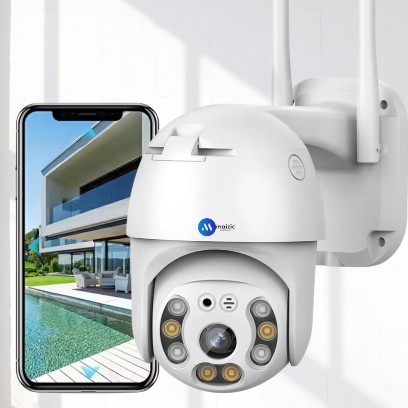 防犯カメラ JHF12M-MP2 SPACECOM CCTV 12mm1:1.8 Maizic Smarthome Fox Smart 5MP WiFi Outdoor CCTV Camera | 360° PTZ