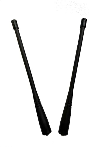 Maizic Smarthome Biofeng 888s walkie Talkie Antenna for Long RangeTwo Way Radio Walkie Talkie UHF 400-470 MHz Black (Pack of 2)