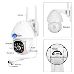 Srihome Ultracams 5 MP Outdoor PTZ WiFi Camera with IP66 Waterproof, Colored Night Vision, NVR Compatible, Motion Detection, Motion Tracking and Two Way Audio