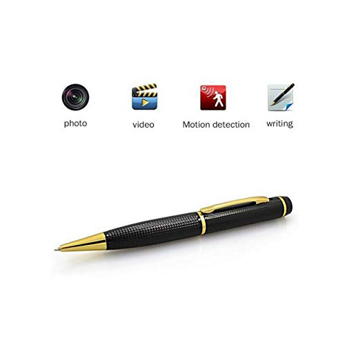 Maizic Smarthome Hidden Pen Camera with Audio/Video Recorder, 32GB Support, Multifunction Home Security, Rechargeable Battery, Memory Card Slot - Black