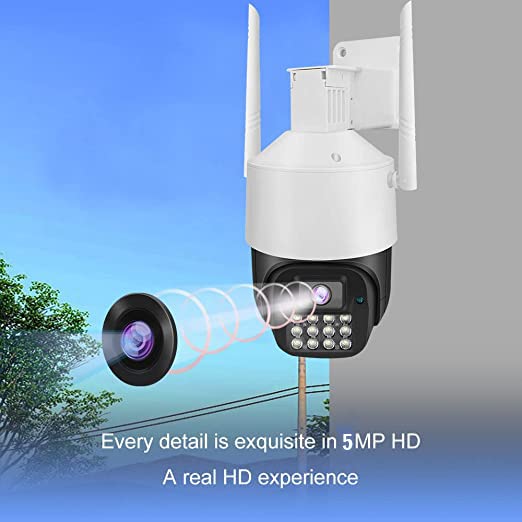 Bhimkaya Ultima 5 MP, WiFi, Wireless Color Night Vision Security Camera