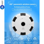 Maizic Smarthome 2 MP Fisheye Panoramic 360 Indoor WiFi Security Camera - Video Capture Resolution: [ HD Resolution], Alert Type: [ Motion Detection ]