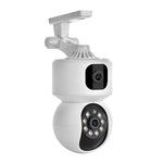 Maizic Smarthome Supercams Dual Lense 5MP High Resolution Advance Motion Tracking Night Vision NVR Compatible Smart WiFi Indoor Security Camera with TF Card supprt and Two Way Audio