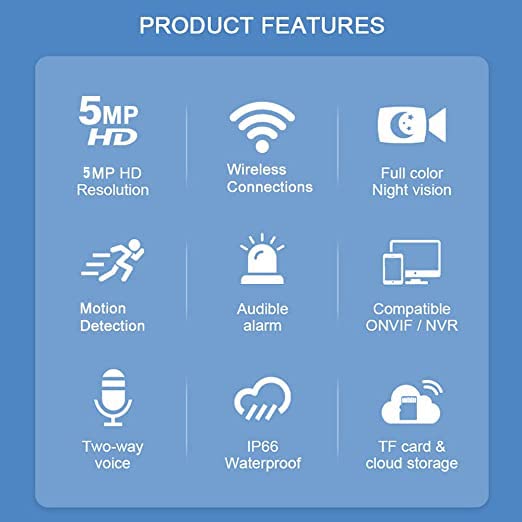 Bhimkaya Ultima 5 MP, WiFi, Wireless Color Night Vision Security Camera