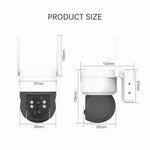 Ubercam Series 5MP Solar WiFi Night Vision, Motion Detection IP PTZ Wireless CCTV Camera