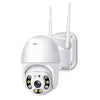 Grousale Full HD1080P Wi-Fi IP66 PTZ v380 PRO Camera Pan Tilt Surveillance Camera, Two Way Audio/Motion Detection/Best Night Vision/Waterproof CCTV Camera Support Upto 128G SD, White