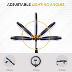 Maizic Smarthome Professional (12 Inch) Led Ring Light with 7 Feet Tripod Stand for Mobile Phones & Camera, 3 Temperature Mode Dimmable Lighting, Photo-Shoot, Video Shoot, Makeup and More