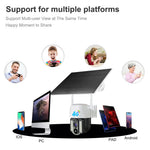 Maizic Smarthome Mini Solaris 3 Mega Pixels High Definition 4G Smartnet Solar Security Camera