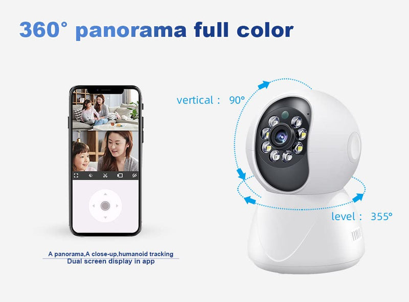 Maizic Smarthome RudrakshaPro 3 MP Indoor HD Resolution Wireless WiFi AI Smart Security Camera