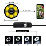 Maizic Smarthome Wired Endoscopic Camera 720p IP67 Waterproof 6 LED – 7M Cable, 8.5mm Diameter Camera, Control Button to Capture Image/Video, 640 * 480 Resolutions