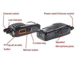 Maizic Smarthome Walkie Talkie 5Km Long Range Two-Way Portable CB Radio BF-888S Portable Two-Way Radio with 16 Channel Walkie Talkie (Black) for Kids