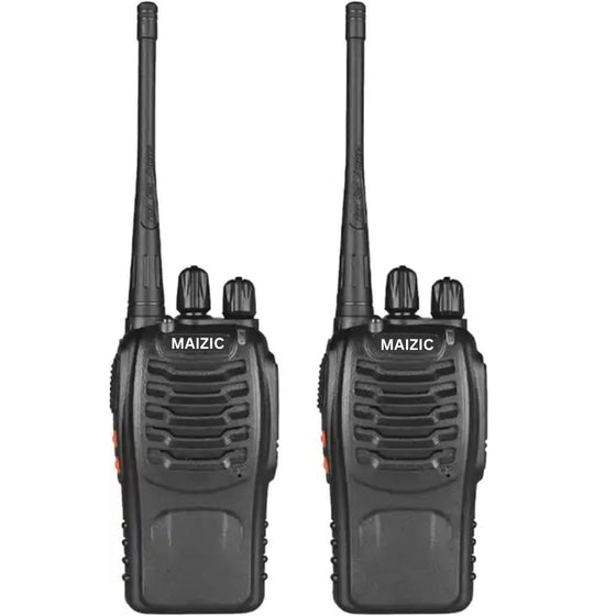 Maizic Smarthome Walkie Talkie 5Km Long Range Two-Way Portable CB Radio BF-888S Portable Two-Way Radio with 16 Channel Walkie Talkie (Black) for Kids