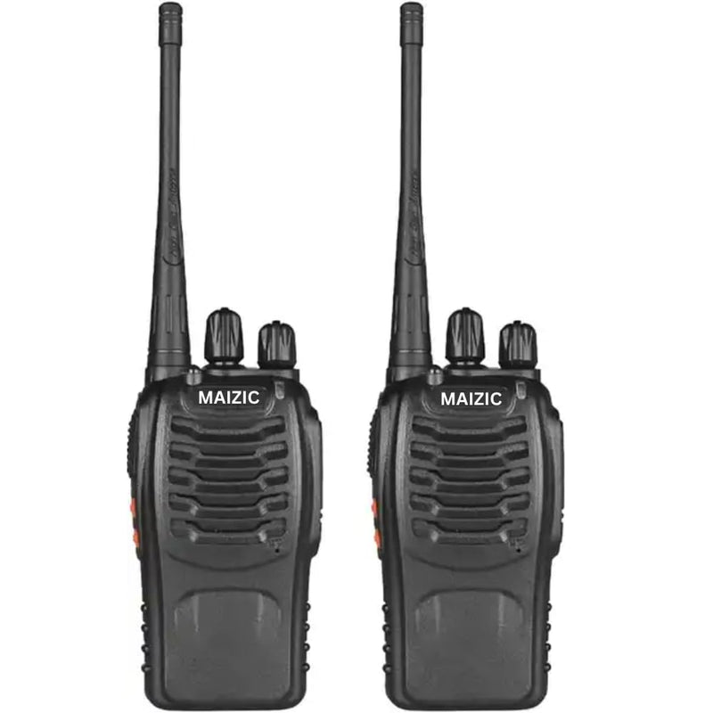 Maizic Smarthome Walkie Talkie 5Km Long Range Two-Way Portable CB Radio BF-888S Portable Two-Way Radio with 16 Channel Walkie Talkie (Black) for Kids