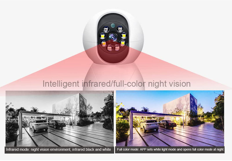 Maizic Smarthome RudrakshaPro 3 MP Indoor HD Resolution Wireless WiFi AI Smart Security Camera