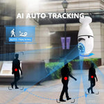 Renewed Robo Bulb Camera – Motion Detection Alert, Two Way Easy Communication, IP66 Waterproof Outdoor/Indoor Security Camera