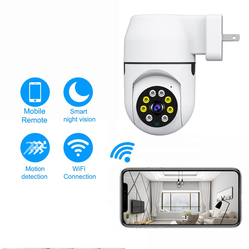 Maizic Smarthome Ultra Convenient Indoor WiFi Wireless Plug in Play Security Camera with 3 MP HD Resolution, Two Way intercom, PTZ Function, Humanoid Tracking, Color Night Vision