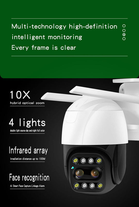 10X Digital Zoom 4MP 1080P Falcon Security Camera