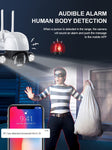 Super Knight WiFi Full Color Night Vision, 5MP HD Security Camera