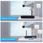 Maizic Smarthome Rhino Black 3 Mega Pixels, WiFi Waterproof, Night Vision 360 Larger View PTZ Security Camera